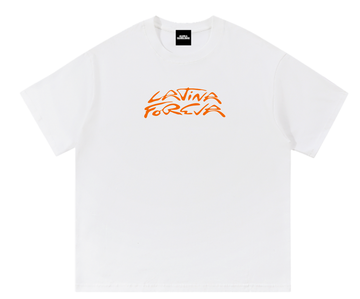 Karol G Latina Foreva camiseta blanca frontal
