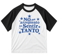 Karol G ranglán manga corta No me arrepiento de sentir tanto azul