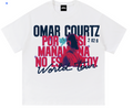 Omar Courtz World Tour 2026, camiseta blanca frente